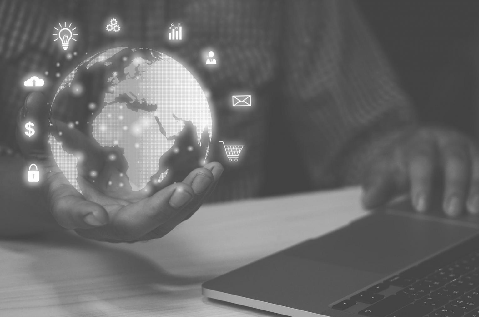 Zespół zijakyu przy pracy nad systemem prognozowania finansowego