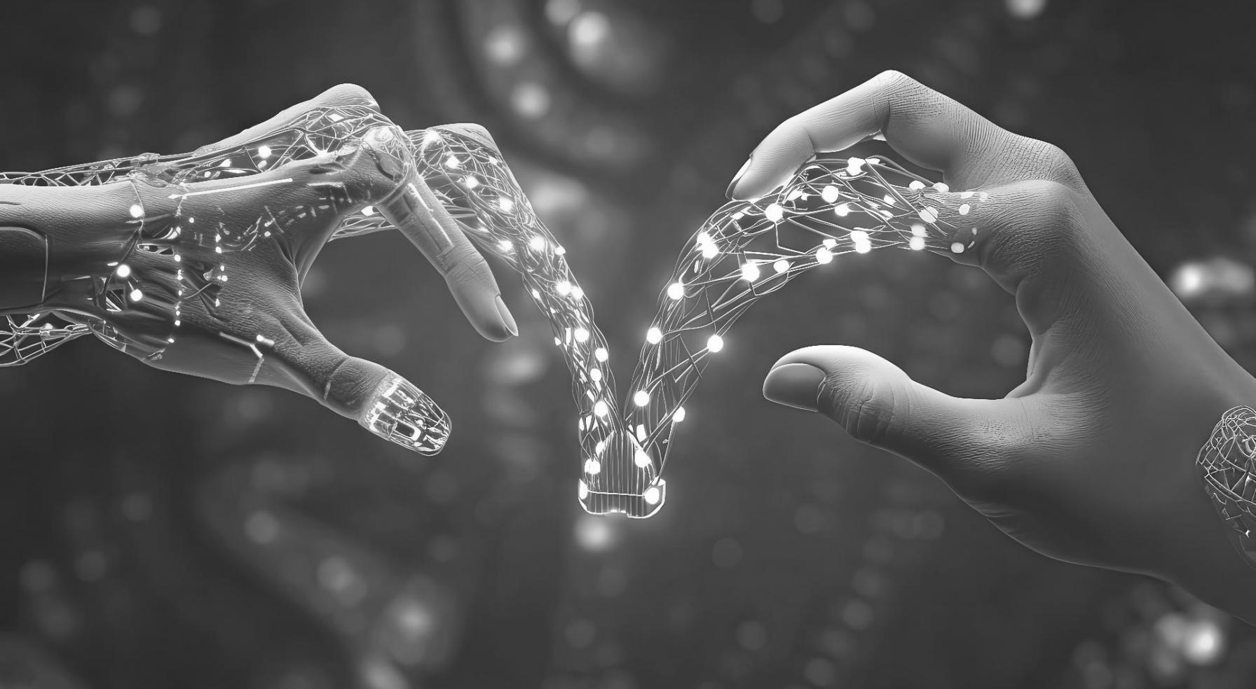 Specjalista omawiający system prognozowania budżetu z AI